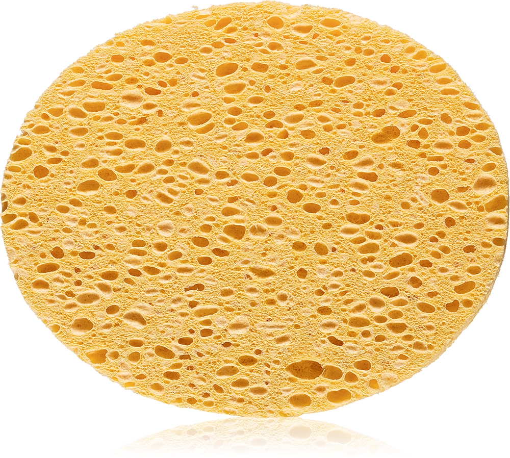 ANNEMARIE BÖRLIND COSMETIC SPONGES - Спонжи косметические Annemarie Borlind Cosmetic Sponges для очищения кожи лица, 2 шт, 2 шт
