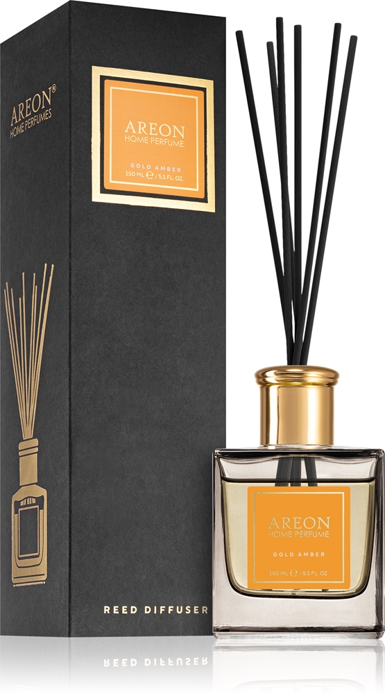 Areon Reed Diffusore Per Ambiente Patchouli Lavanda E Vaniglia 150 Ml: Profumatore Per Casa E Ufficio Con Bastoncini In Rattan, Aroma Lungo