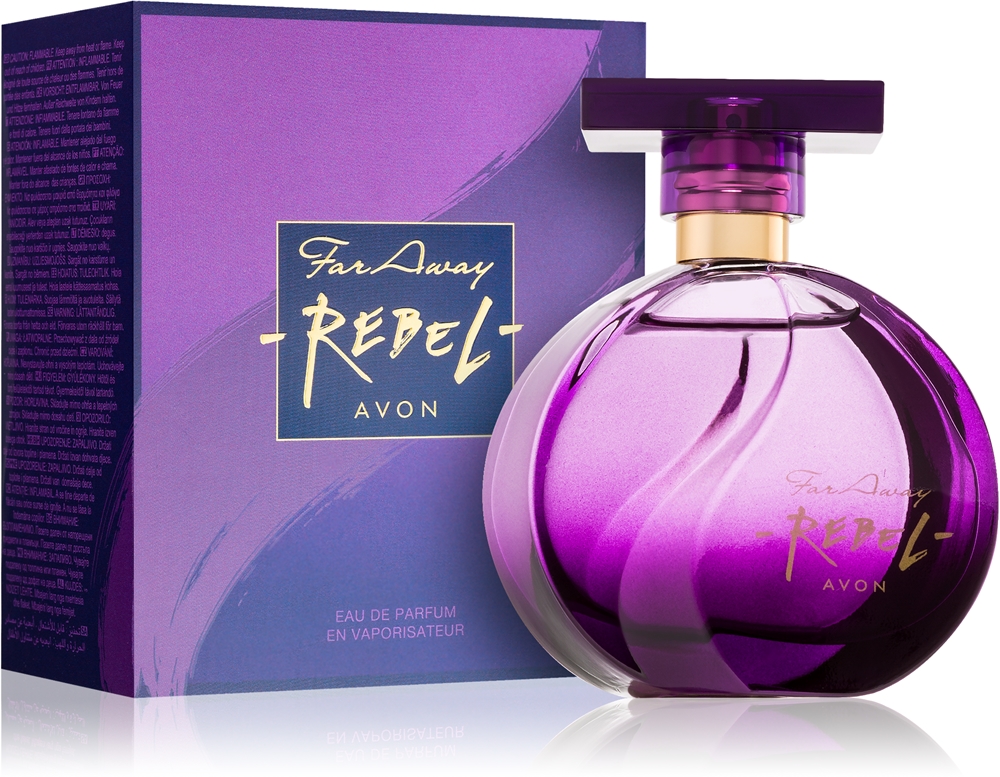 Parfum Avon Far Away Rebel - 50 Ml - Notes Crème Chantilly & Fleur D'oranger - Neuf