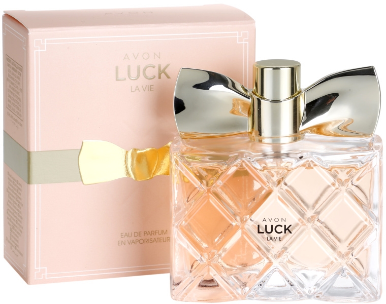 Coffret Cadeau Avon Luck La Vie - Eau De Parfum 50ml + Lait Corps 150ml + Sac - Neuf