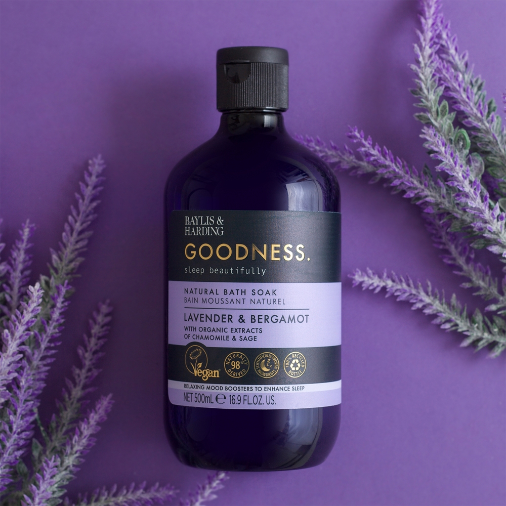 Baylis & Harding Goodness Sleep Beautifully bath foam for better sleep ...