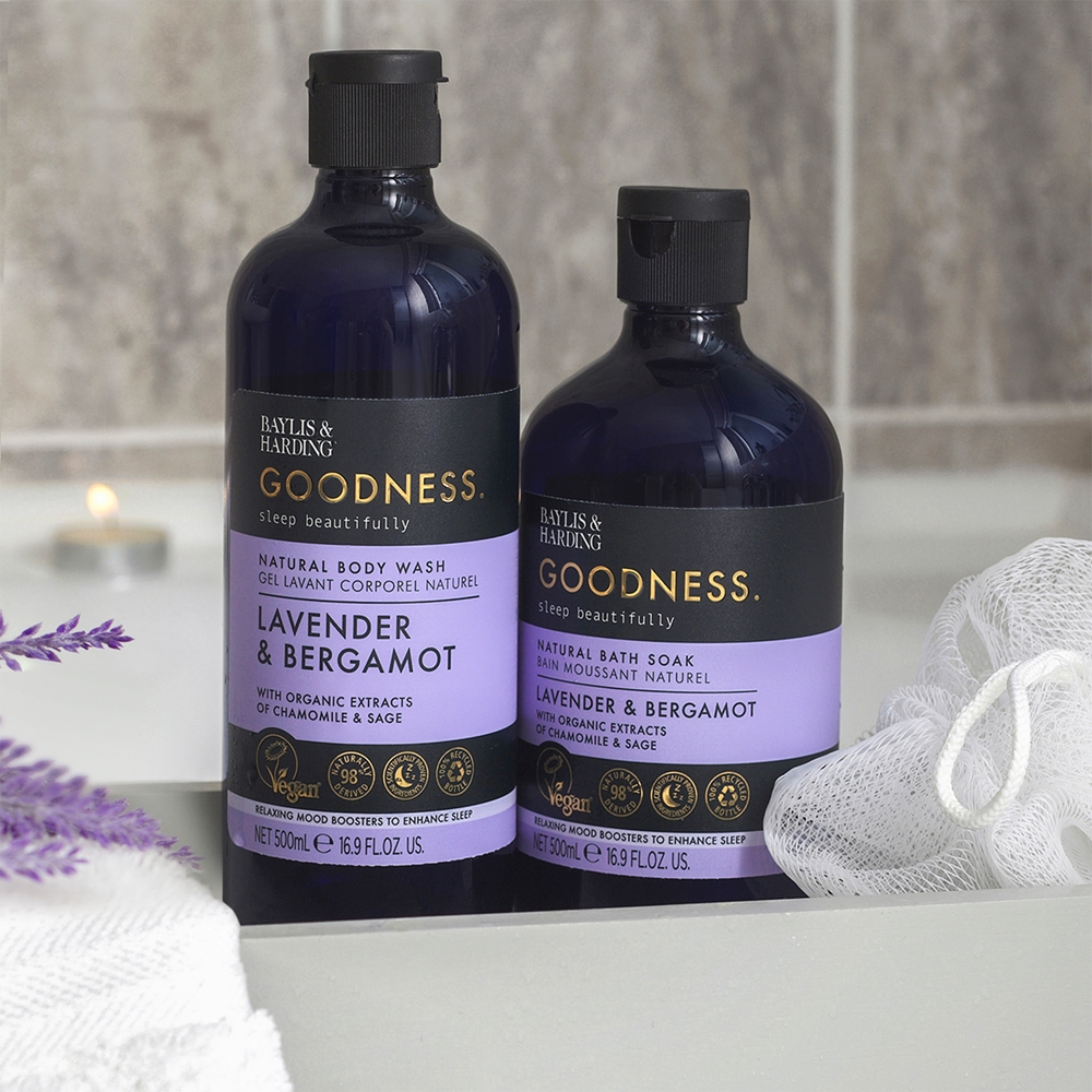 Baylis & Harding Goodness Sleep Beautifully bath foam for better sleep ...