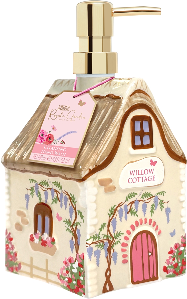 Baylis & Harding Royale Garden Rose, Poppy & Vanilla - Жидкое мыло для рук Baylis Harding Royale Garden Rose, Poppy Vanilla Luxury Ceramic Handwash, подарочное, 650 мл