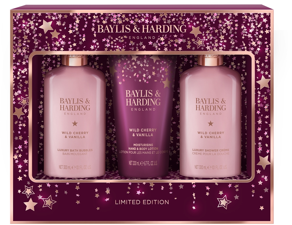 Baylis & Harding Wild Cherry & Vanilla - Подарочный набор для тела Baylis Harding Wild Cherry Vanilla Luxury Bathing Essentials