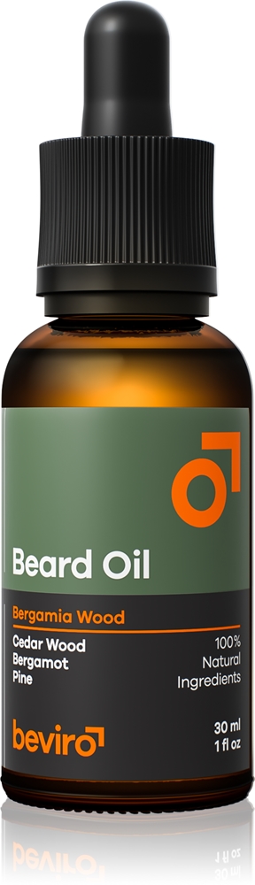 Масло для бороды Beviro Bergamia Wood смягчающее, против пушистости, 30 мл