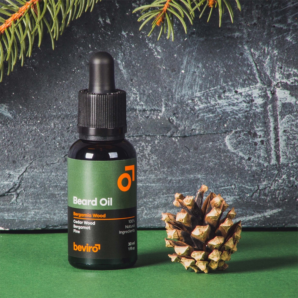 Масло для бороды Beviro Bergamia Wood смягчающее, против пушистости, 30 мл — фото 2