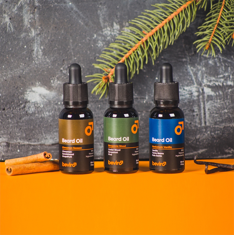 Масло для бороды Beviro Bergamia Wood смягчающее, против пушистости, 30 мл — фото 3