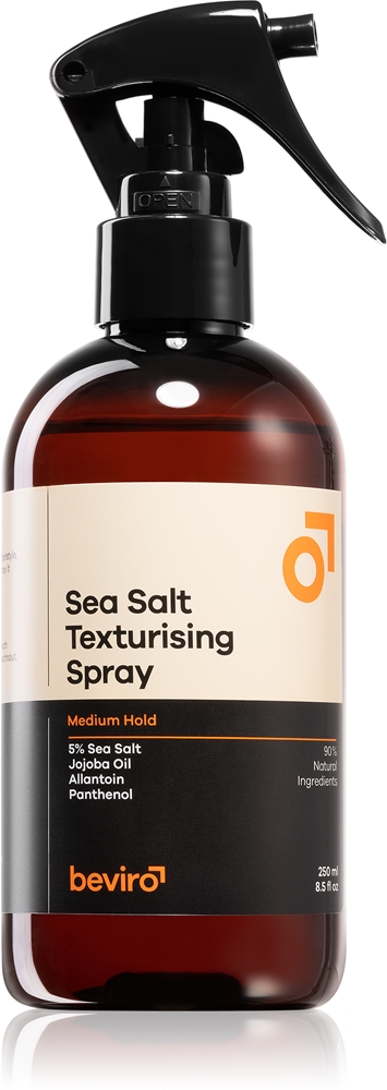 Спрей для укладки Beviro Sea Salt Texturising Spray текстурирующий, с морской солью, среднефиксирующий, 50 мл / 250 мл