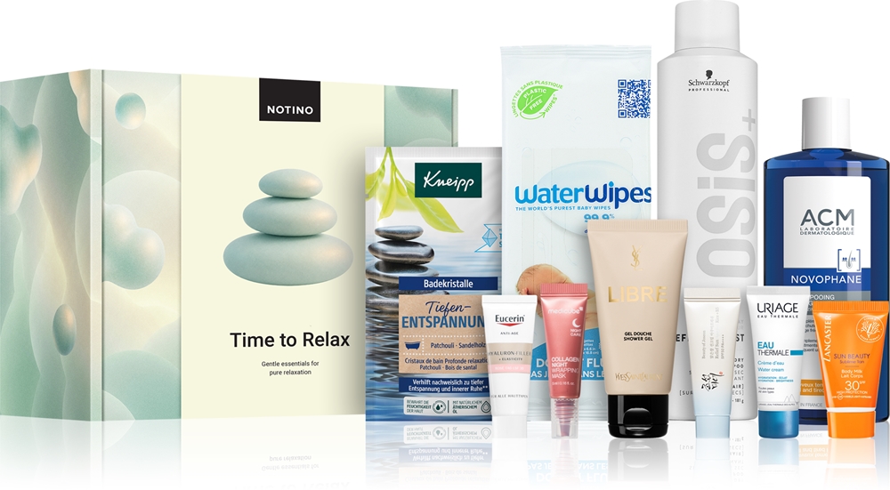 Набор косметики Beauty Box Notino – Time to Relax, 10 средств для ухода и расслабления