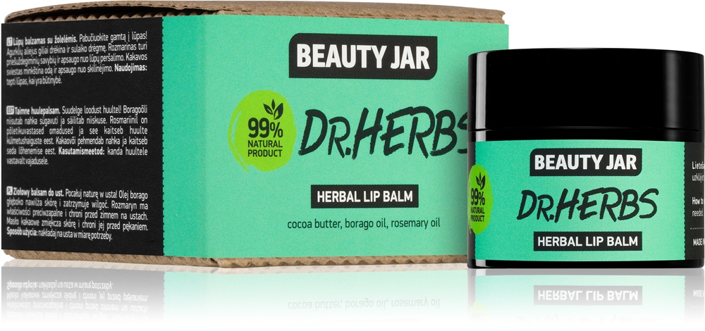 Beauty Jar Dr. Herbs balzám na rty s vyživujícím účinkem | notino.cz