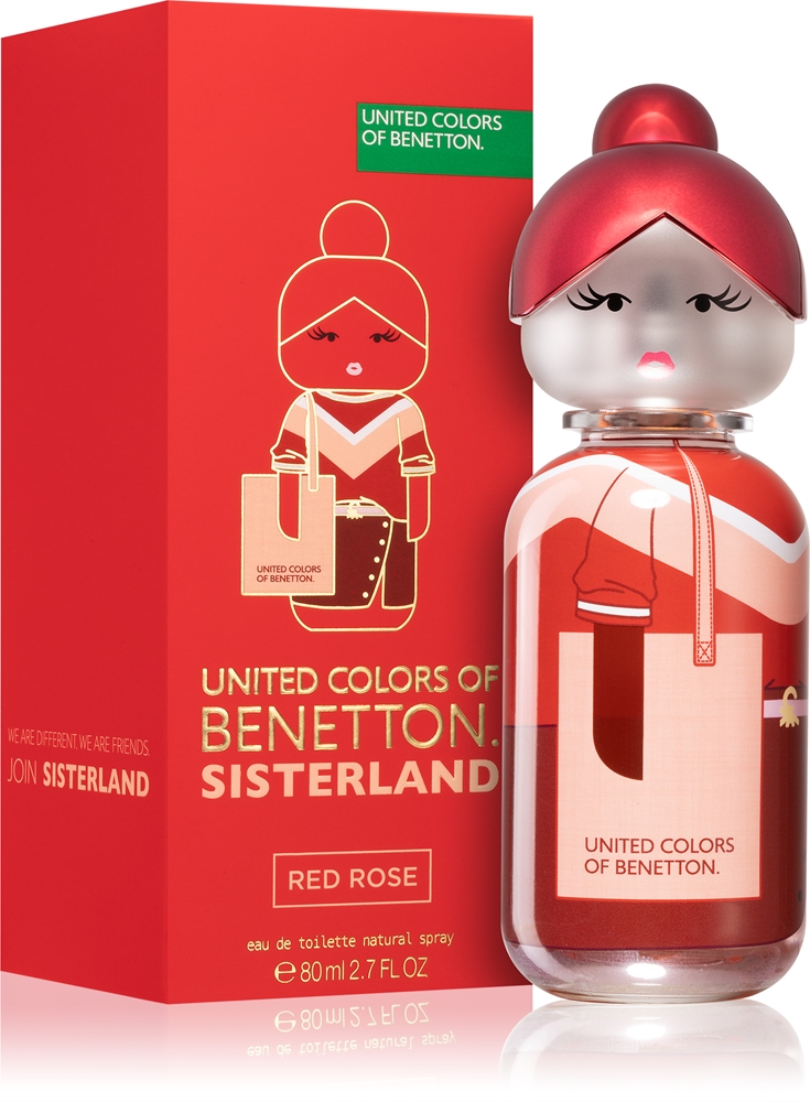 Benetton Sisterland Red Rose eau de toilette for women | notino.co.uk