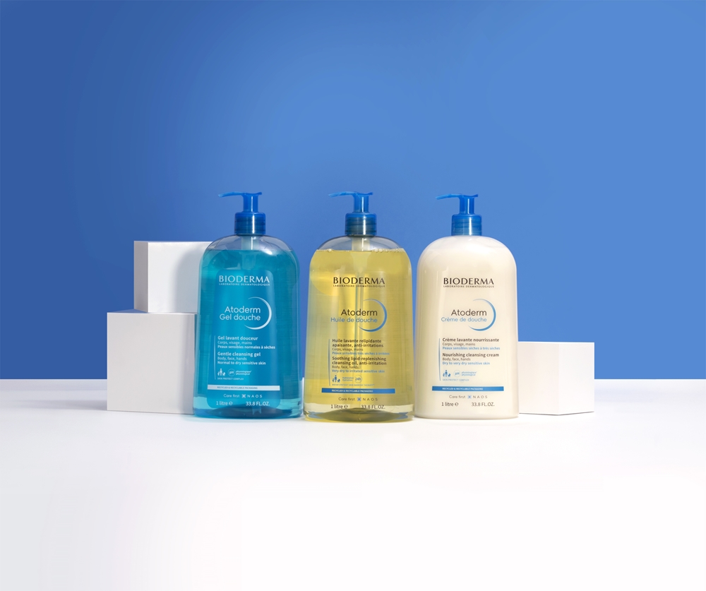 Bioderma Atoderm Shower Oil extra nourishing soothing shower oil for dry and irritated skin