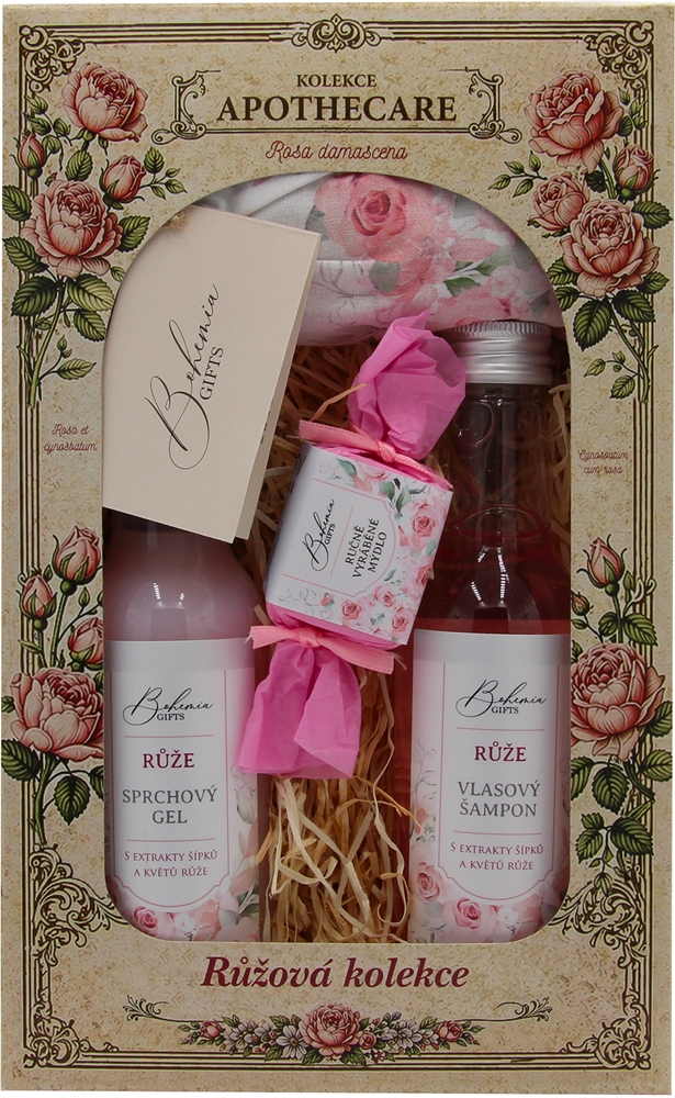 Набор косметики Bohemia Gifts Apothecare Rose, подарочный