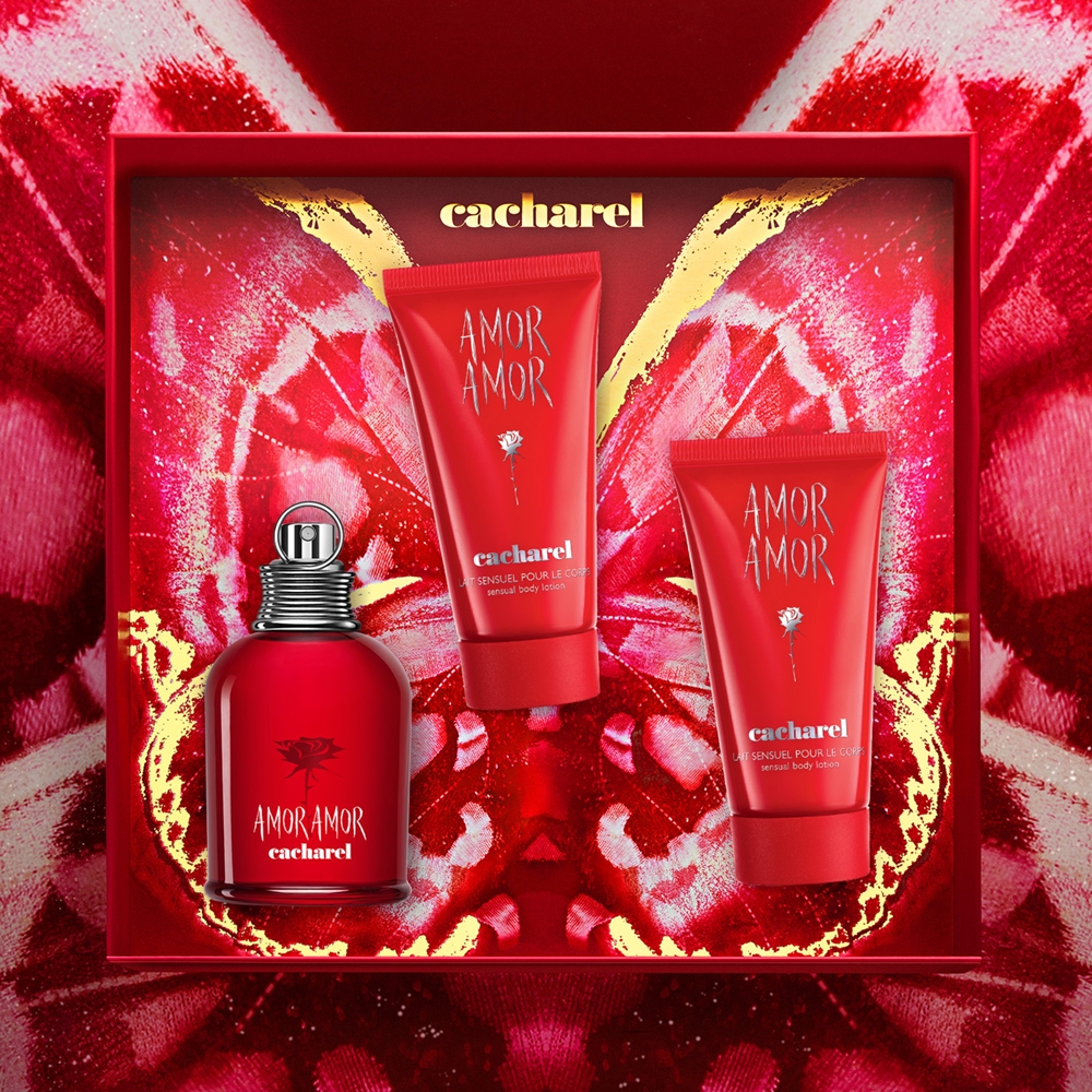 Amor Amor by Cacharel, 4 Piece 1.7 oz Body Lotions ( 6.8 oz total ) for Women main image 0