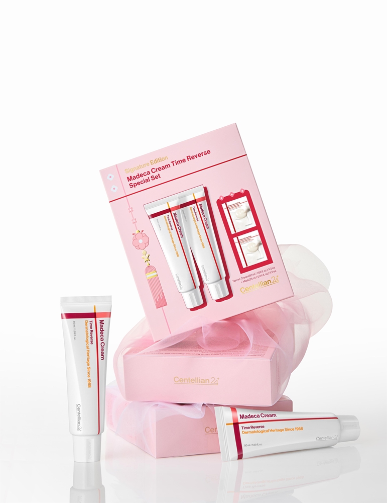 Набор для ухода за лицом Centellian24 Madeca Cream Time Reverse Signature Edition: крем и тканевые маски — фото 3