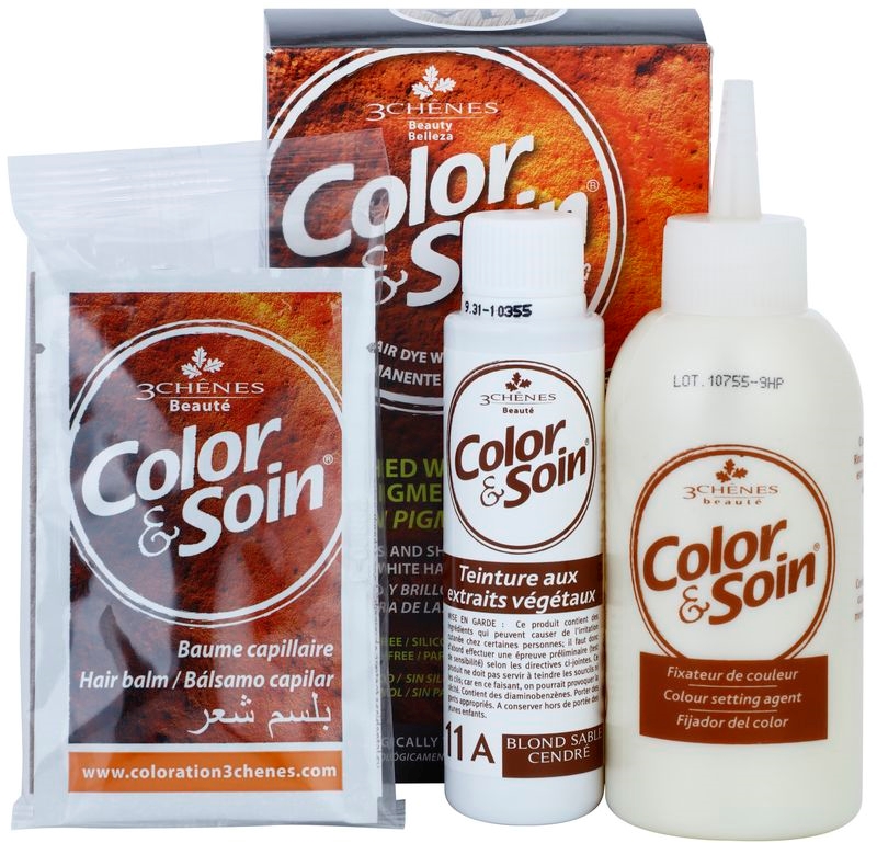 Color & Soin Blonde перманентна фарба для волосся з рослинними ...