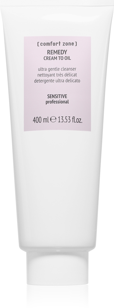 Средство для очищения лица Comfort Zone Remedy Cream To Oil успокаивающее, для чувствительной кожи, 400 мл