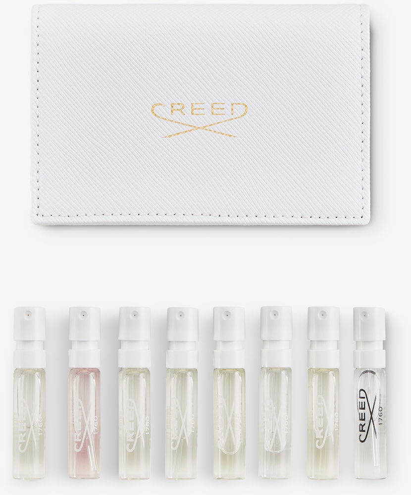 Creed Leather Sample Wallet - White