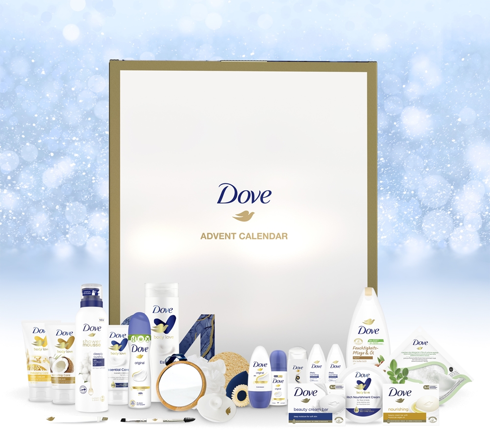 Dove 24 Days of Care for Her calendrier de l'Avent notino.be