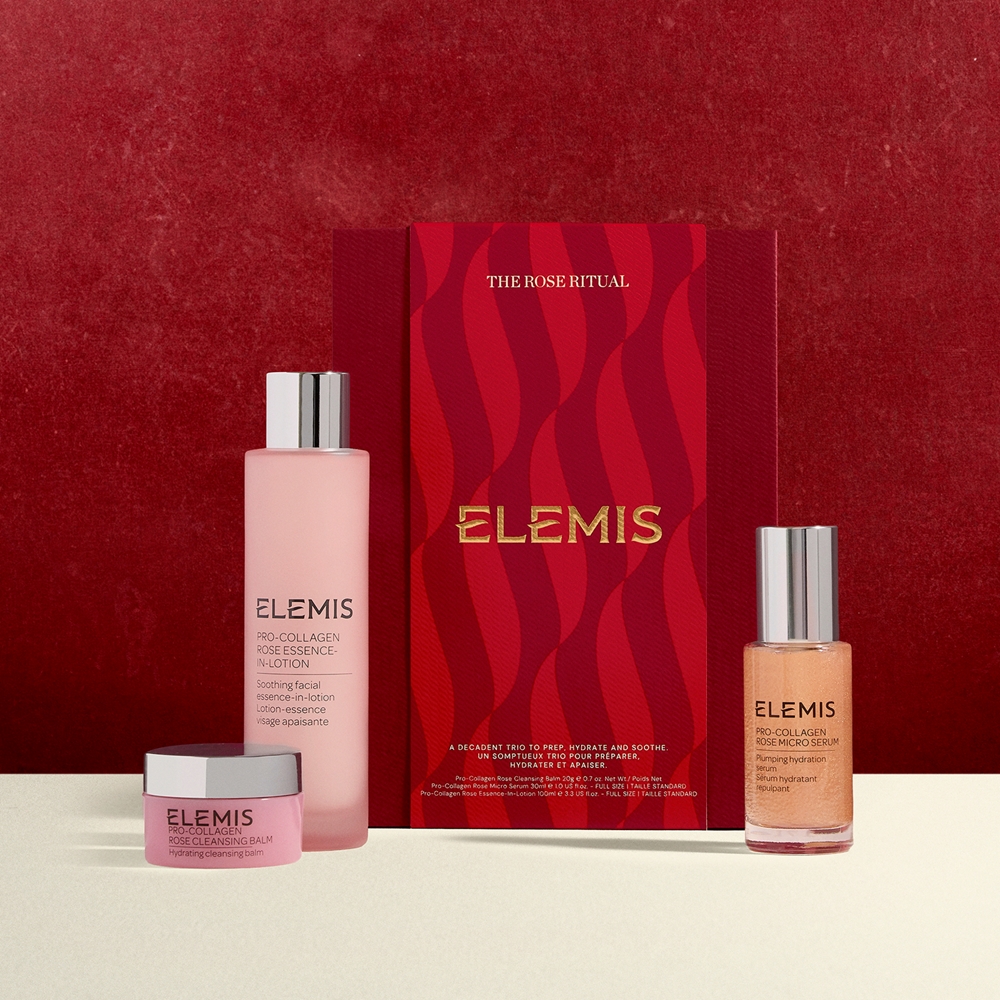 Набор косметики для лица Elemis The Rose Ritual с сывороткой, эссенцией и очищающим бальзамом — фото 2