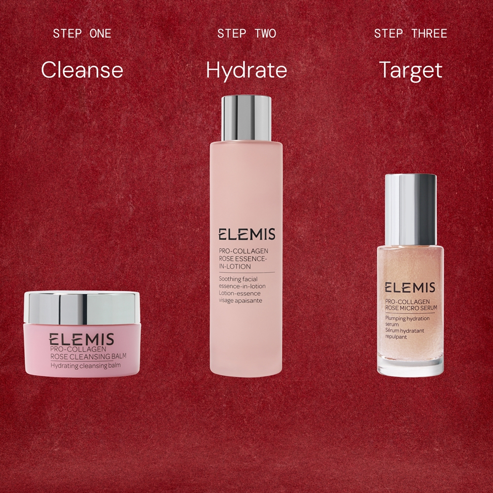 Набор косметики для лица Elemis The Rose Ritual с сывороткой, эссенцией и очищающим бальзамом — фото 3
