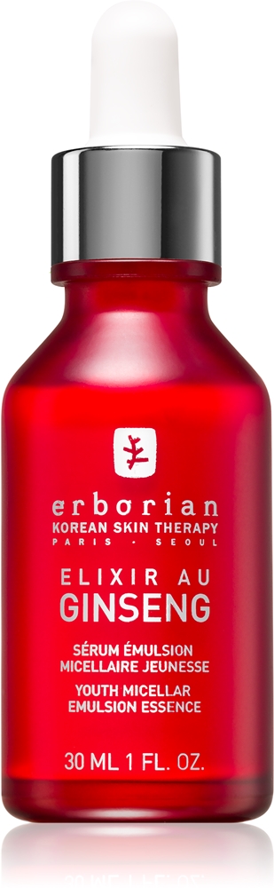 Erborian Ginseng Elixir - Эмульсия мицеллярная для омоложения кожи, 30 мл