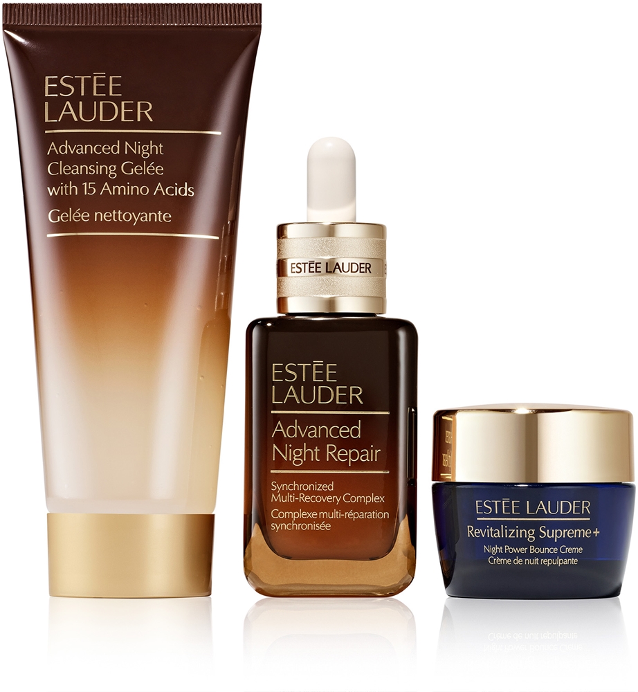 Estée Lauder Holiday Advanced Night Repair Gift Set - Набор косметики для лица Estee Lauder Holiday Advanced Night Repair Gift Set с сывороткой, гелем для умывания и ночным кремом, 1 шт — фото 2