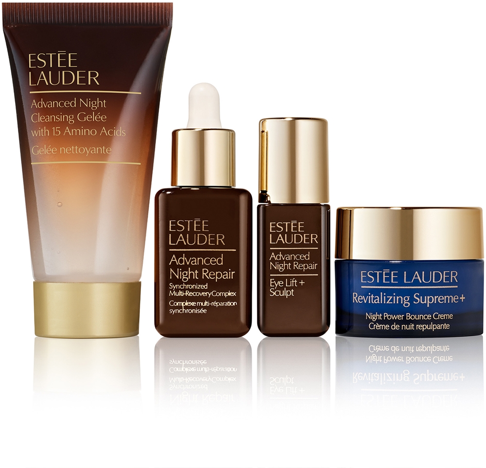 Estée Lauder Holiday Advanced Night Repair Discovery Set - Набор косметики для лица Estee Lauder Holiday Advanced Night Repair Discovery Set с гелем, сывороткой, кремом для век и ночным кремом, 1 шт — фото 2