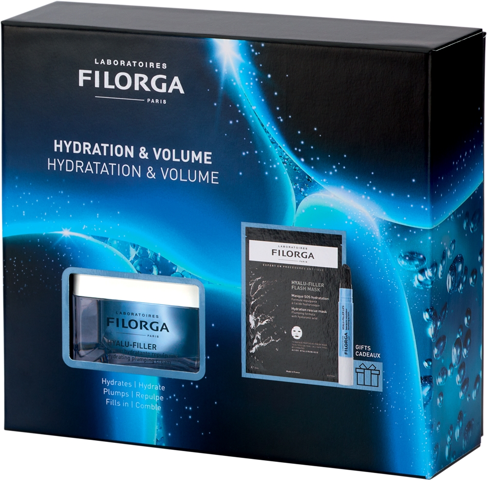 Набор для ухода за лицом FILORGA COFFRET HYALU-FILLER Gift set крем, маска и бальзам для губ, 1 шт