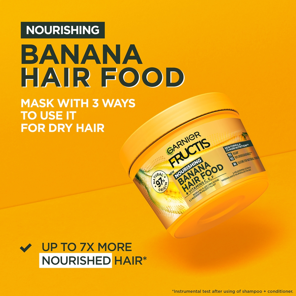 Garnier Fructis Banana Hair Food masque à la banane notino.fr