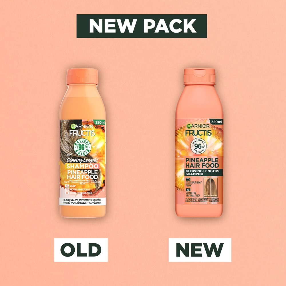 Garnier Fructis Pineapple Hair Food shampoo for long hair notino.co.uk