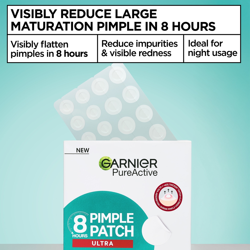 Pure Activ Garnier Pure Active Pimple Patch Ultra лепенки за проблемна кожа против ...