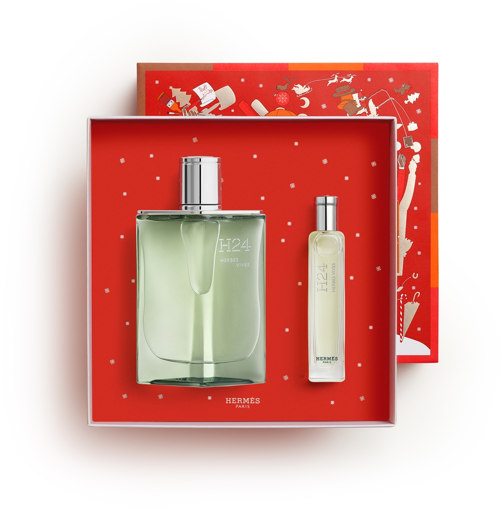 HERMÈS H24 Herbes Vives Eau de Parfum Set Geschenkset für Herren
