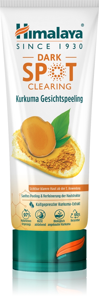 Очищающий пилинг для лица Himalaya Herbals Dark Spot Clearing Curcuma отшелушивающий, для всех типов кожи, 75 мл