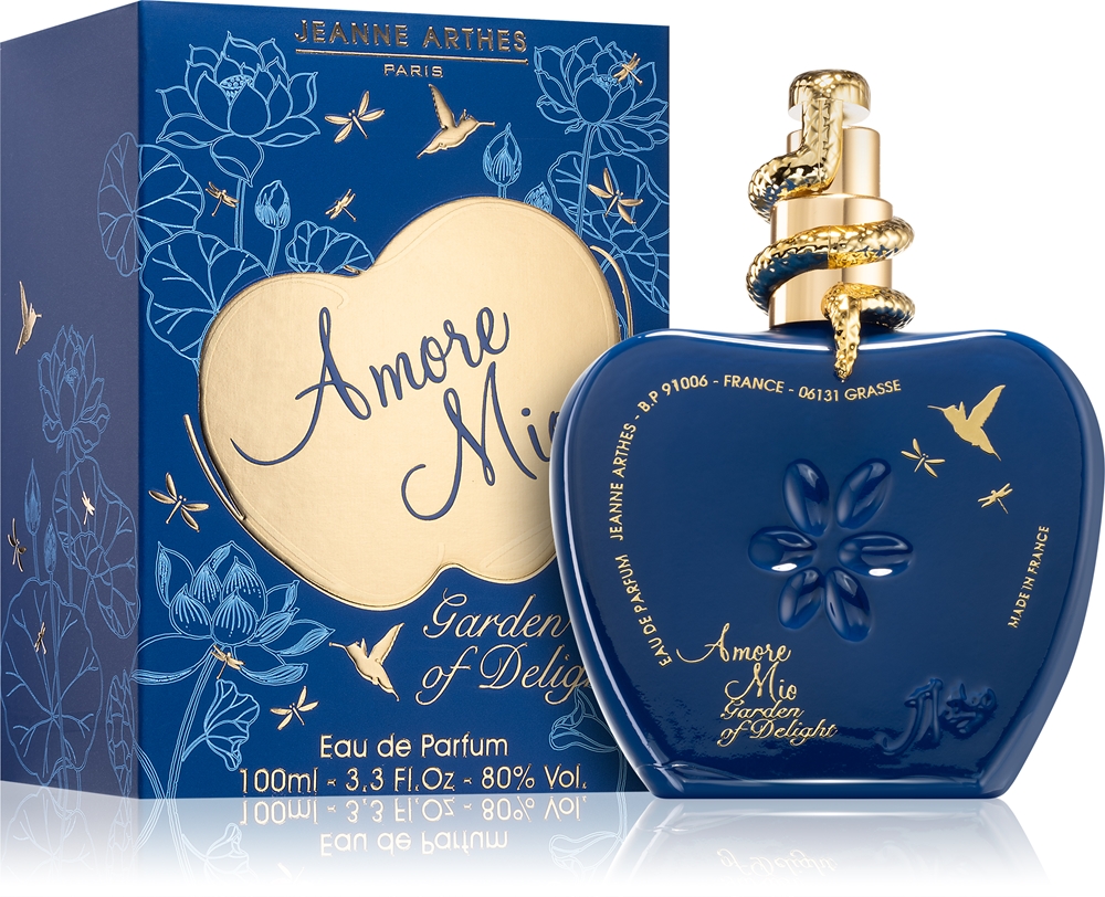 Jeanne Arthes Amor Mio Garden Of Delight Eau De Parfum Für Damen – 100 Ml, Hergestellt In Frankreich