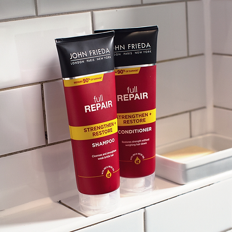John Frieda Full Repair Strengthen+Restore Energising Shampoo with