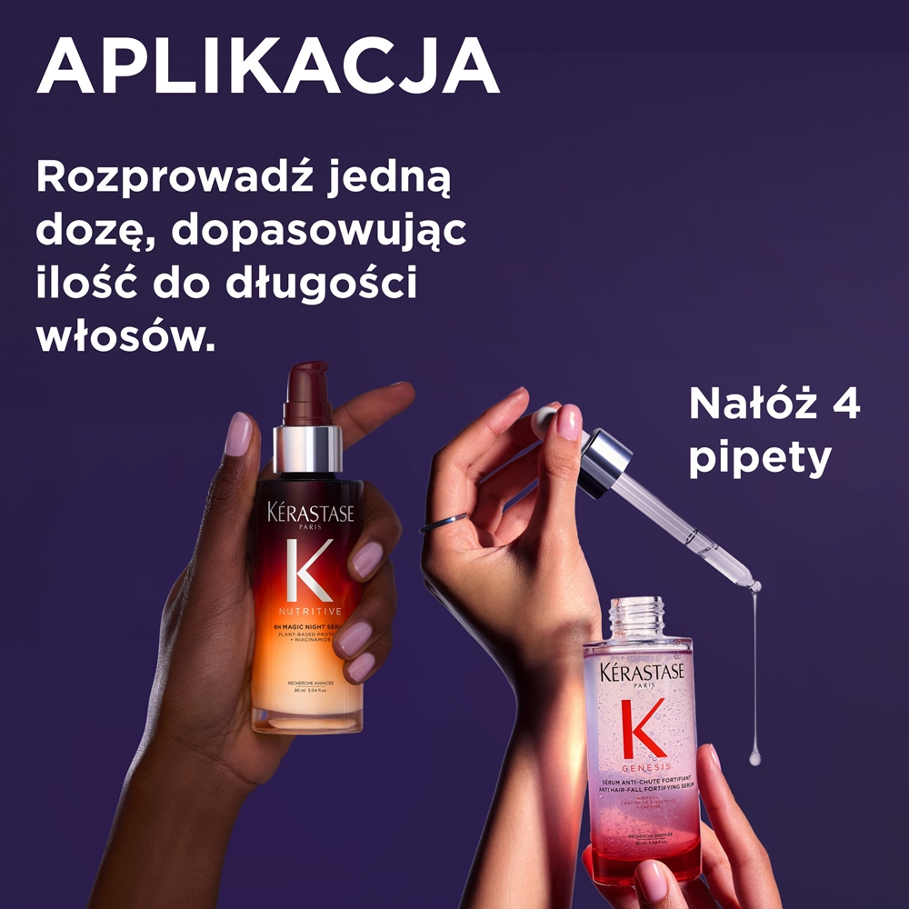Kérastase Nutritive & Genesis - Набор для волос Kerastase Nutritive Genesis сыворотка против выпадения и ночная сыворотка, подарочный — фото 7