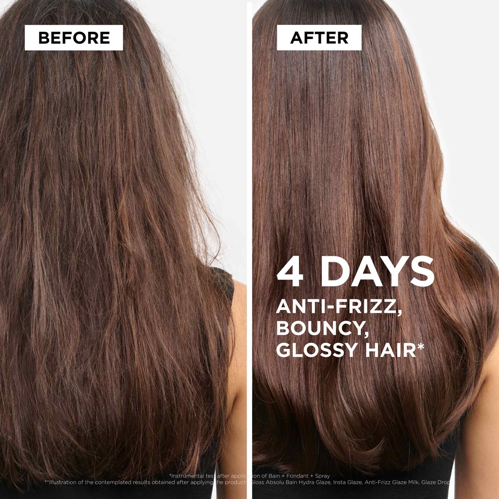 Kérastase Gloss Absolu - Набор для волос Kerastase Gloss Absolu шампунь, маска и крем против пушистости — фото 4