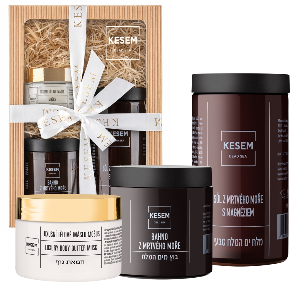 Набор косметики для тела KESEM Home Spa Gift set с солью и грязью Мёртвого моря, подарочный