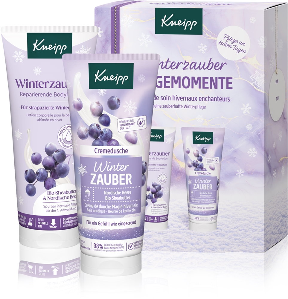 Набор подарочный для тела Kneipp Winter Time: бальзам для душа и молочко для тела, 200 мл и 200 мл — фото 2