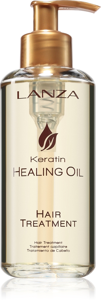 Масло для волос L'anza Keratin Healing Oil Hair Treatment с кератином, термозащита, против пушистости, 185 мл