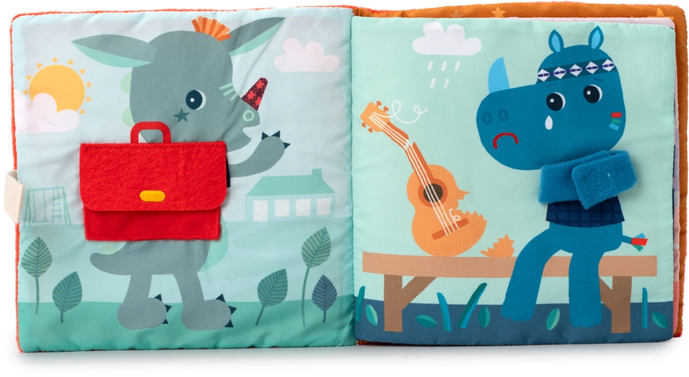 Lilliputiens Cuddle Activity Book Stella contrast educational book ...