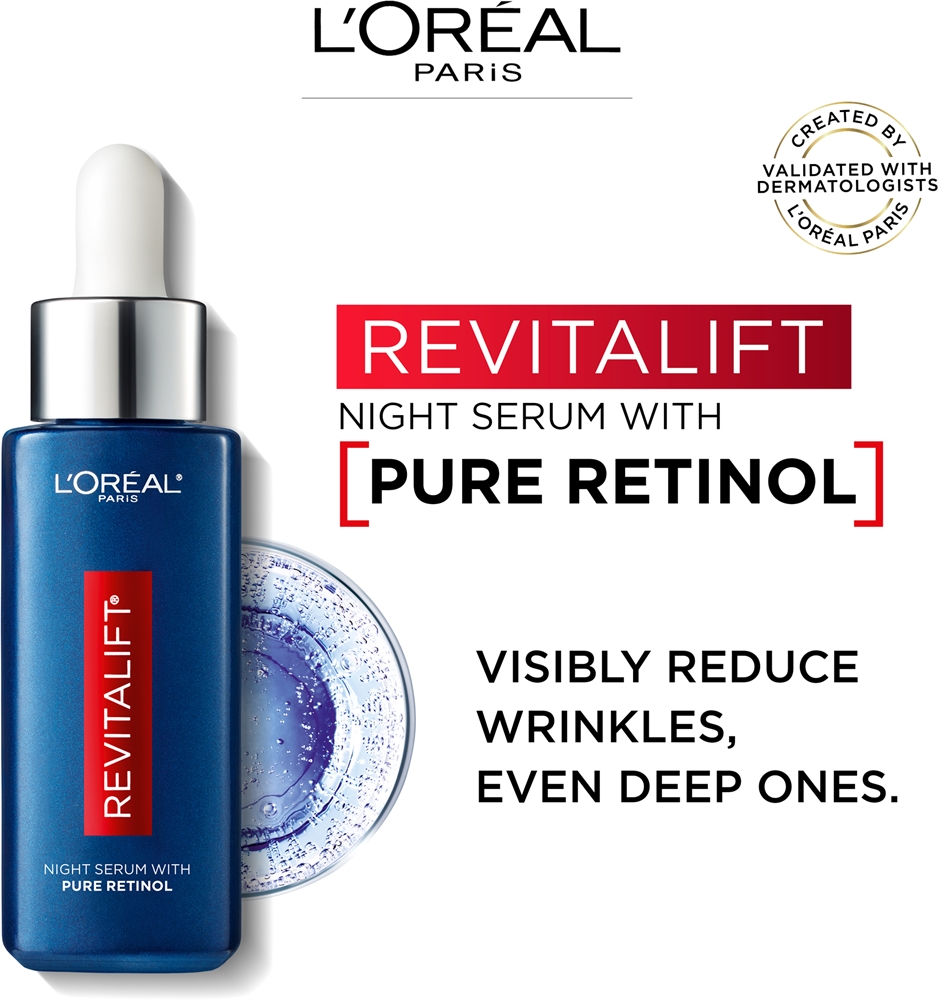 L’oréal Paris Revitalift Laser Pure Retinol Sérum De Nuit Anti Rides Notino Fr