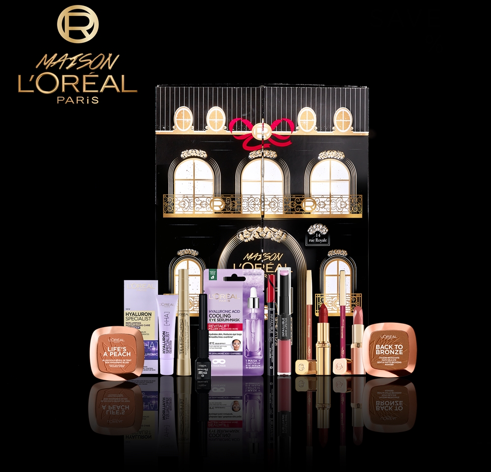 L’Oréal Paris Merry Christmas! calendrier de l'Avent (pour un look