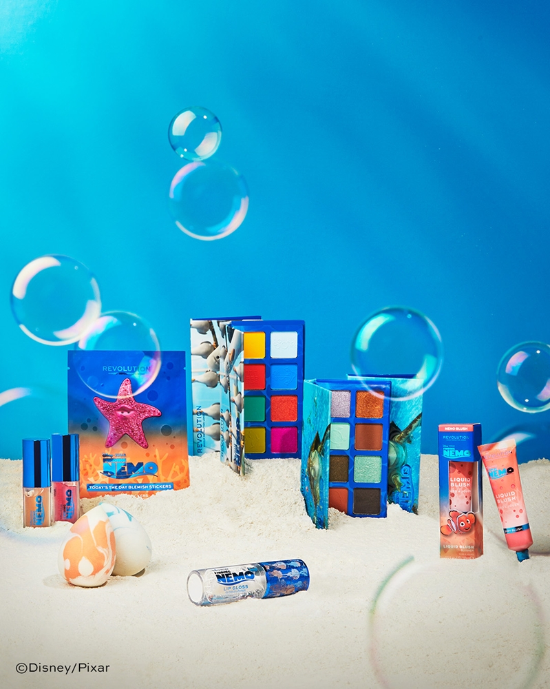 Makeup Revolution X Finding Nemo Acu ēnu palete notino.lv