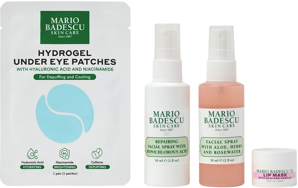 Набор для ухода за лицом Mario Badescu Jet Set, увлажнение, подарочный — фото 2