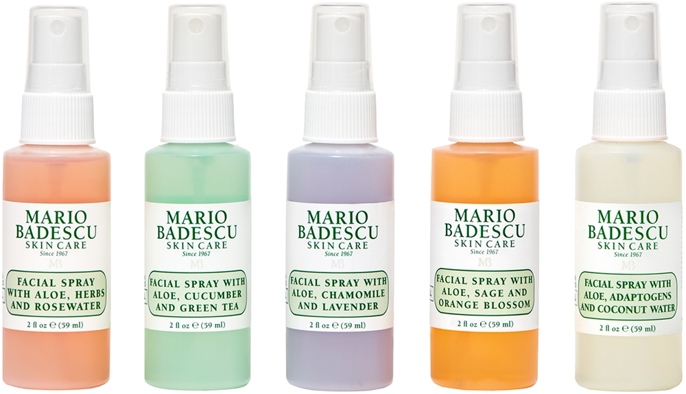 Набор спреев для лица Mario Badescu Mini Mist Collection, увлажнение и сияние, 5 шт. по 59 мл — фото 2
