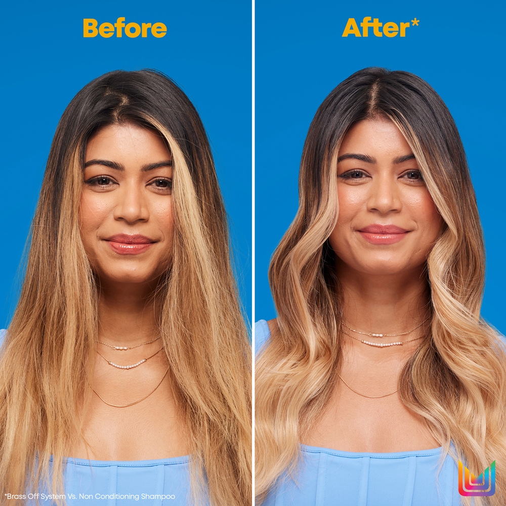 Brass Off by Matrix, 1 Liter Blue Conditioner