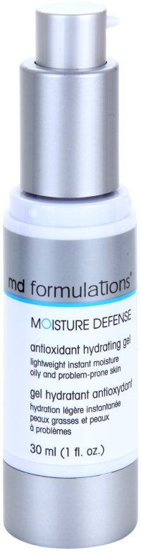 MD Formulations Moisture Defense hydratační gel pro mastnou a ...