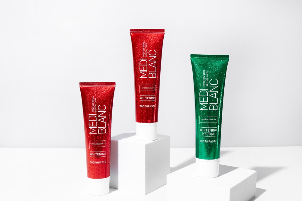 MEDIBLANC Dental Care White Time Set Zahnpflegeset (für strahlende Zähne)